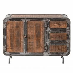 Ars manufacti Sideboard Wharton I - Akazie teilmassiv / Stahl -BÜROMÖBEL Verkaufsgeschäft sideboard wharton i mango teilmassiv stahl 5212012