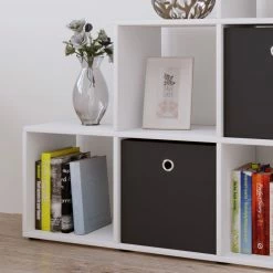 VCM Stufenregal Nitas - Weiß -BÜROMÖBEL Verkaufsgeschäft standregal nitas weiss 5054000