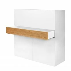 Temahome Sekretär Focus - Weiß / Eiche 21 Temahome Sekretär Focus - Weiß / Eiche -BÜROMÖBEL Verkaufsgeschäft temahome buero 05 01 2017 4318780