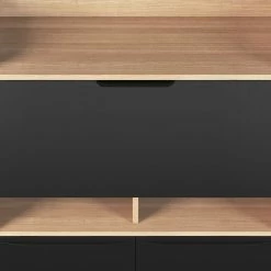 Temahome Sekretär Lomborg - Eiche / Matt Schwarz -BÜROMÖBEL Verkaufsgeschäft temahome buero 05 01 2017 4318932