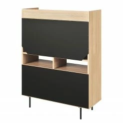 Temahome Sekretär Lomborg - Eiche / Matt Schwarz -BÜROMÖBEL Verkaufsgeschäft temahome buero 05 01 2017 4318956