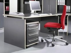 Germania Aufsatzschrank Eugene - Breite 40cm - Anthrazit/Rosales Dekor -BÜROMÖBEL Verkaufsgeschäft top square eugene aufsatzschrank breit 40cm m ge ask 0055 4