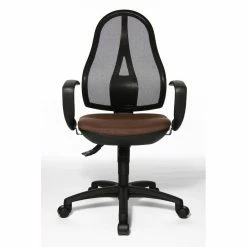 Topstar Drehstuhl Open Point SY - Kunstfaser / Mesh - Dunkelbraun / Schwarz -BÜROMÖBEL Verkaufsgeschäft topstar open point drehstuhl dunkelbraun m ts ast opt dbr 1