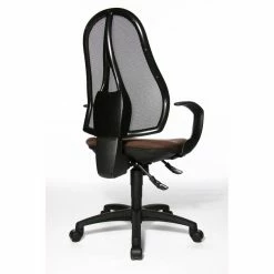 Topstar Drehstuhl Open Point SY - Kunstfaser / Mesh - Dunkelbraun / Schwarz -BÜROMÖBEL Verkaufsgeschäft topstar open point drehstuhl dunkelbraun m ts ast opt dbr 4