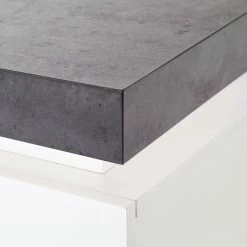 Fredriks Sideboard Namona III - Inkl. Beleuchtung - Beton Dekor / Weiß -BÜROMÖBEL Verkaufsgeschäft tv lowboard namona i inkl beleuchtung weiss anthrazit 3666749 1