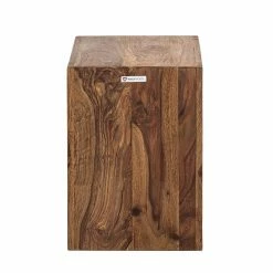 Wolf-Möbel Würfel Yoga - Sheesham massiv - Natur -BÜROMÖBEL Verkaufsgeschäft wuerfel yoga sheesham massiv natur 447890